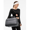 Спортивная сумка Atlantes, светло-серая с черным