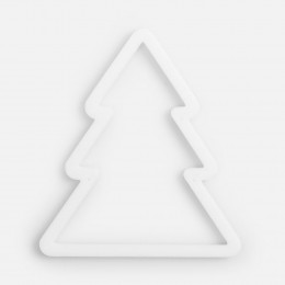 Подвеска «Елочка», 3D-печать, белая