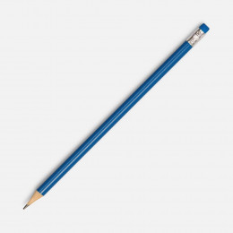 Карандаш простой Hand Friend с ластиком, синий