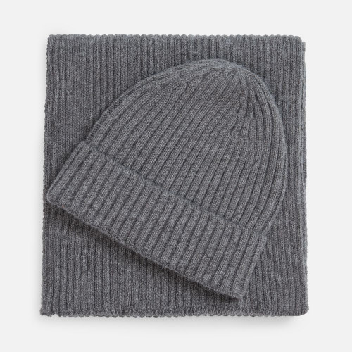 Шарф Laconi, темно-серый меланж