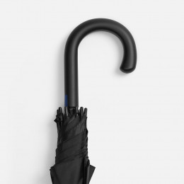 Зонт-трость Hidecolor с цветными спицами, черный с синим