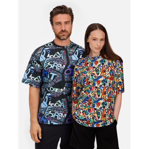 Футболка из бифлекса Morfiss с полной запечаткой на заказ