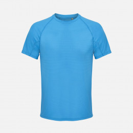 Футболка спортивная унисекс Vortex, ярко-бирюзовая