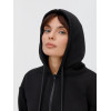 Толстовка унисекс оверсайз на молнии Zippy Terry, черная