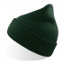 Шапка вязаная  двойная Wind-S, тёмно-зелёный, 100% переработанный полиэстер