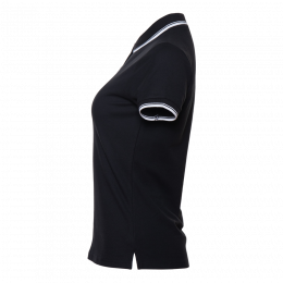 Рубашка поло женская STAN с окантовкой хлопок/полиэстер 185, 04BK