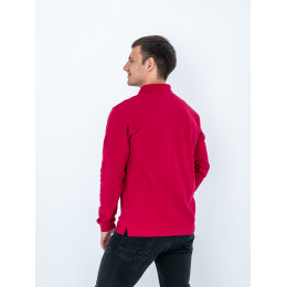 Рубашка поло мужская STAN длинный рукав хлопок/полиэстер 185, 04S