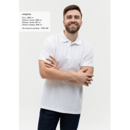 Рубашка поло мужская STAN хлопок/полиэстер 185, 04