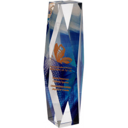 Награда хрустальная C052-26 26см (26*6*6) футляр в комплекте