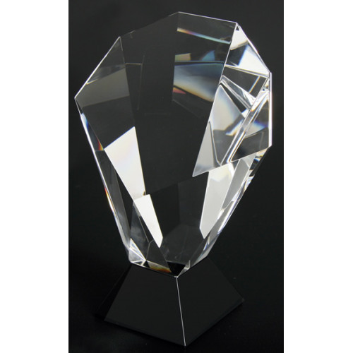 Награда хрустальная (20см) футляр в комплекте C006