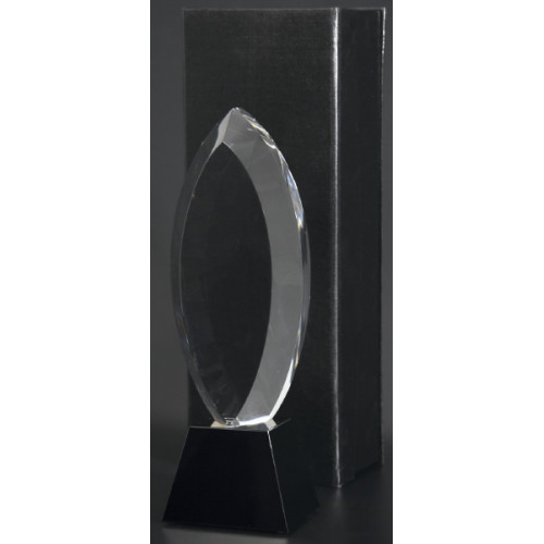 Награда хрустальная С034 300х105мм(40) футляр в комплекте