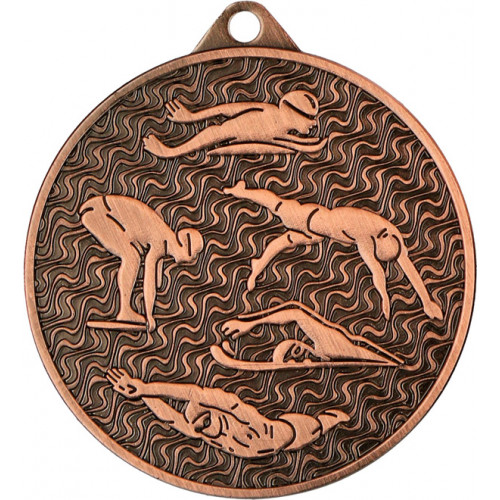 Медаль Плавание MMC4506/B (45) G-1,5мм