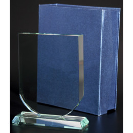 Награда стеклянная (сувенир) G001/FP 190х150х15 в комплекте коробка