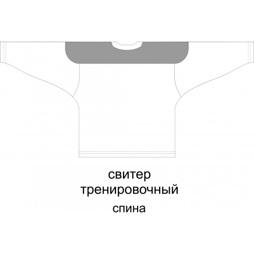 Хоккейный свитер тренировочный с полной запечаткой 44 (152-160)