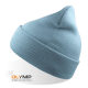 Шапка вязаная  двойная Wind-S светло-голубой 