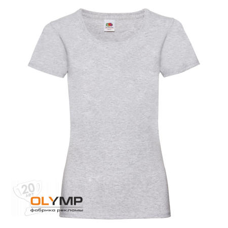 Футболка "Lady-Fit Valueweight T"                                                                                         серый   