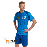 Форма футбольная мужская с коротким рукавом и О-вырезом